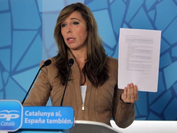 Alicia Sánchez Camacho critica la propuesta de soberanía