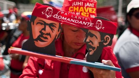 Mensajes de apoyo a Ch&aacute;vez