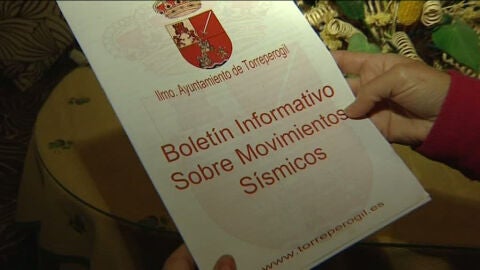 Bolet&iacute;n informativos sobre movimientos s&iacute;smicos