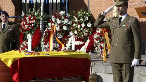 El Príncipe, en el funeral del sargento Ureña El Príncipe, en el funeral del sargento Ureña