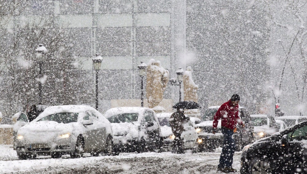 Temporal de nieve y viento en el norte peninsular