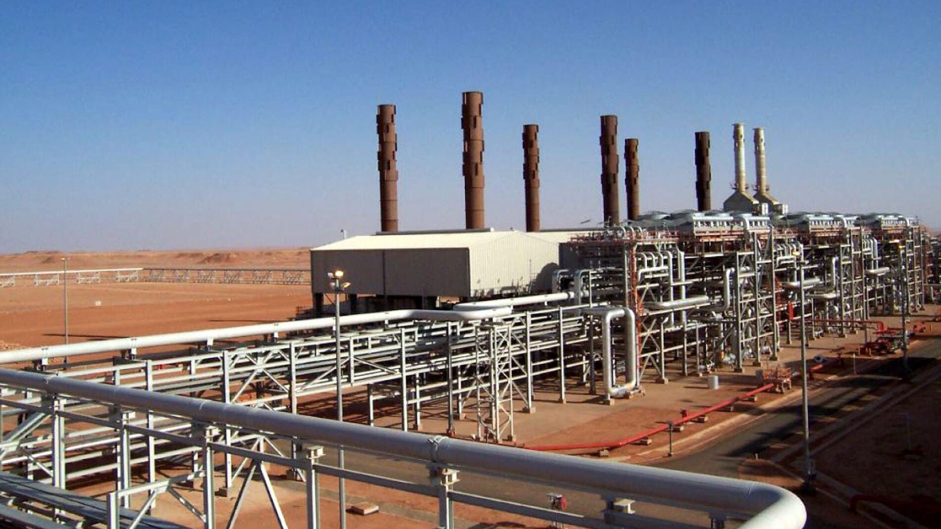La central de gas de Amenas, en Argelia