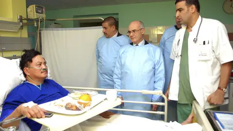 Primeras imágenes de los rehenes liberados Primeras imágenes de los rehenes liberados