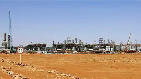 Planta de gas en In Amenas, Argelia Planta de gas en In Amenas, Argelia