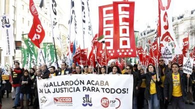 Jueces y fiscales convocan huelga el día 20 contra las reformas de Gallardón