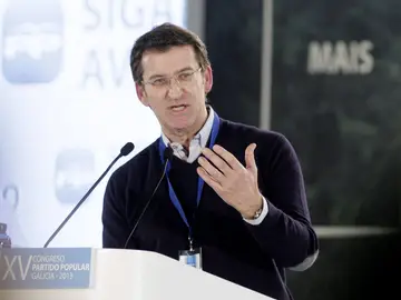 El líder de los populares en Galicia, Alberto Núñez Feijóo El líder de los populares en Galicia, Alberto Núñez Feijóo
