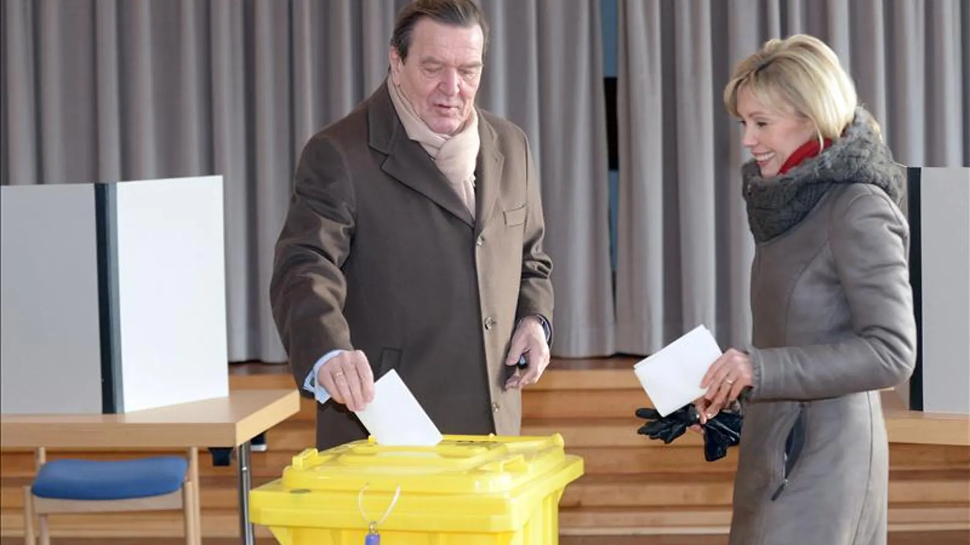 Votando en la Baja Sajonia Votando en la Baja Sajonia