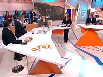 Miguel Ángel Rodríguez e Iñaki Oyarzábal en 'Espejo Público' Miguel Ángel Rodríguez e Iñaki Oyarzábal en 'Espejo Público'