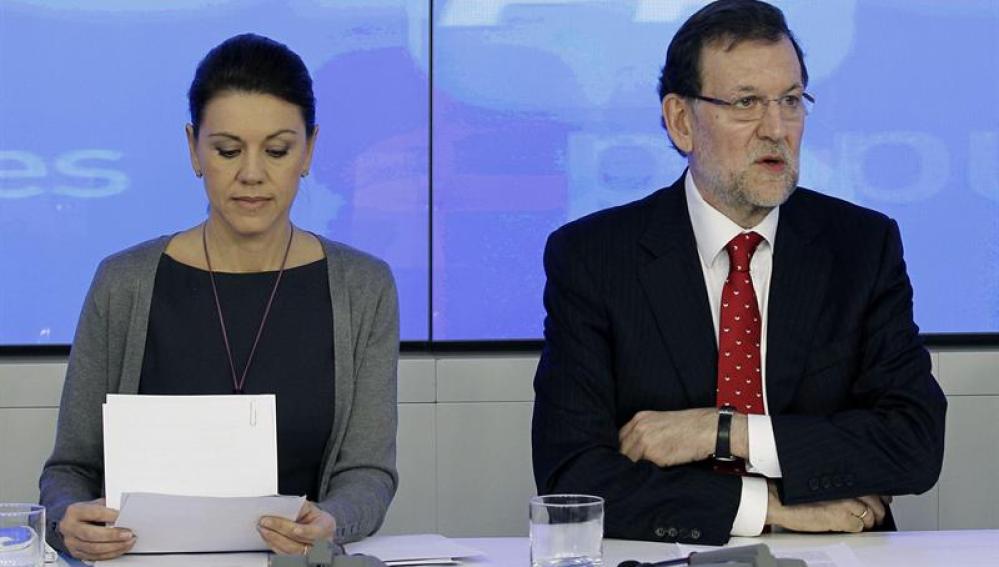 Cospedal y Rajoy