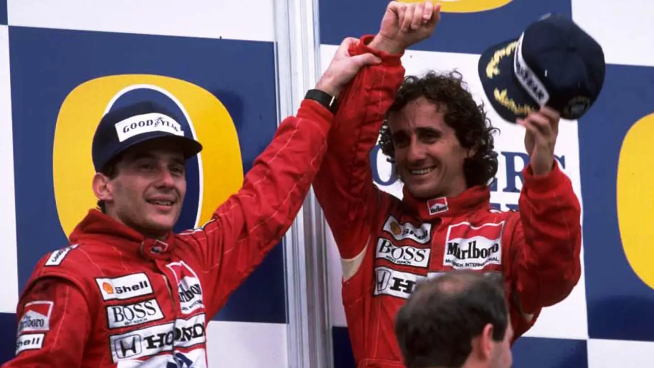 Un recuerdo para Senna con Ron Dennis