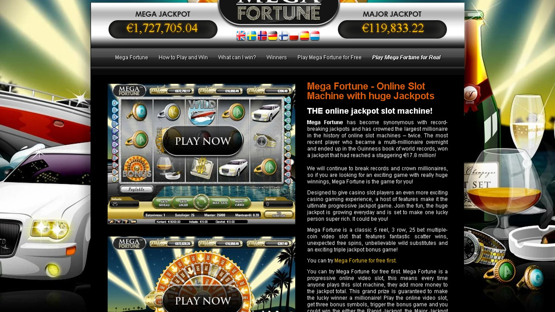 Pantallazo de la casa de apuestas online que repartió 17,8 millones de euros Pantallazo de la casa de apuestas online que repartió 17,8 millones de euros