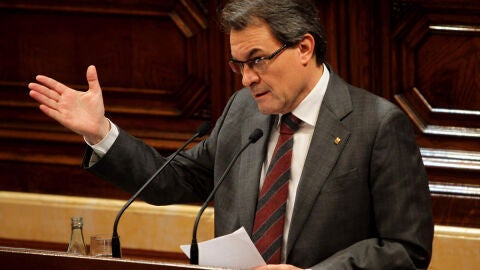 Artur Mas en el primer Pleno de la X legislatura