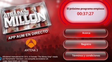Juega en directo a Atrapa un Millón también desde tu iPhone y iPad
