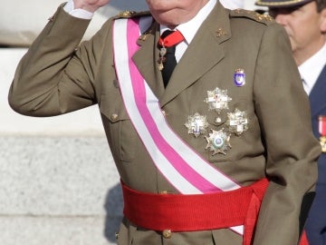 El rey Juan Carlos durante la Pascua Militar de 2013
