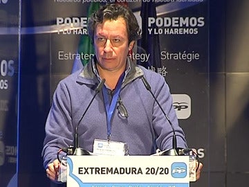 Carlos Floriano, en la Intermunicipal del PP en Extremadura