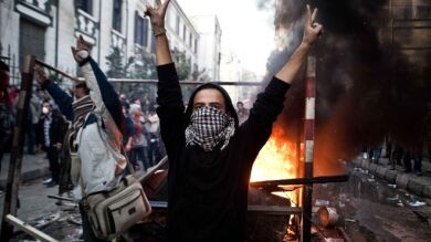 Violentos choques durante la madrugada en El Cairo