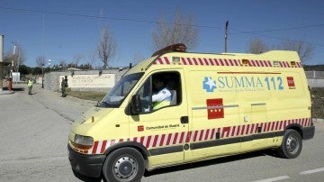 Una ambulancia del SUMMA en un suceso.