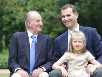 El Rey, el Príncipe y la infanta Leonor El Rey, el Príncipe y la infanta Leonor