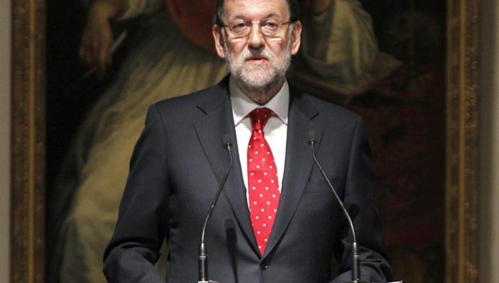 Mariano Rajoy en el Museo del Prado