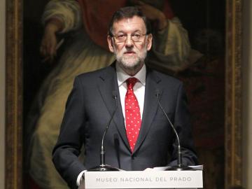 Mariano Rajoy en el Museo del Prado