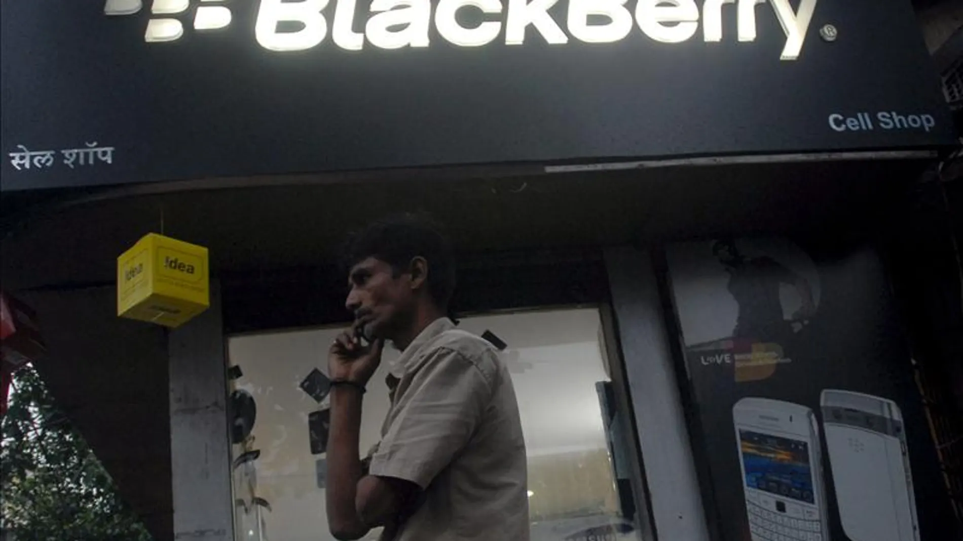 Stand de la firma canadiense BlackBerry Stand de la firma canadiense BlackBerry