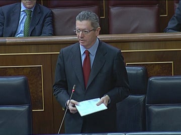 Ruiz Gallardón en el Congreso de los Diputados