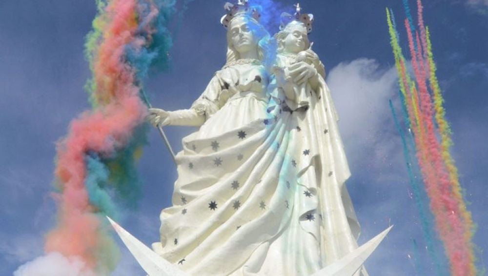 Inauguración de la Virgen del Socavón (Bolivia)