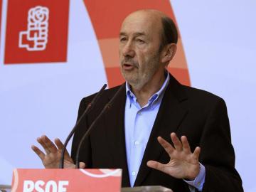 Rubalcaba, durante su comparecencia en la Casa de América