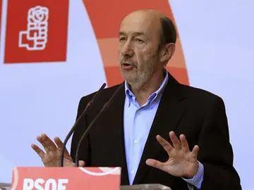 Rubalcaba, durante su comparecencia en la Casa de América Rubalcaba, durante su comparecencia en la Casa de América