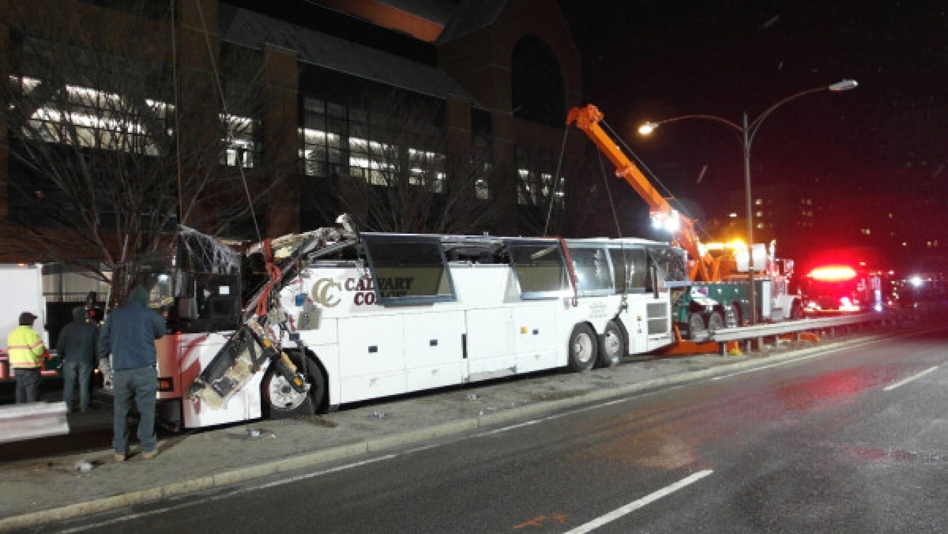 Autob&uacute;s siniestrado en Boston