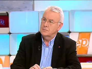 Cayo Lara durante su entrevista en Espejo Público. Cayo Lara durante su entrevista en Espejo Público.