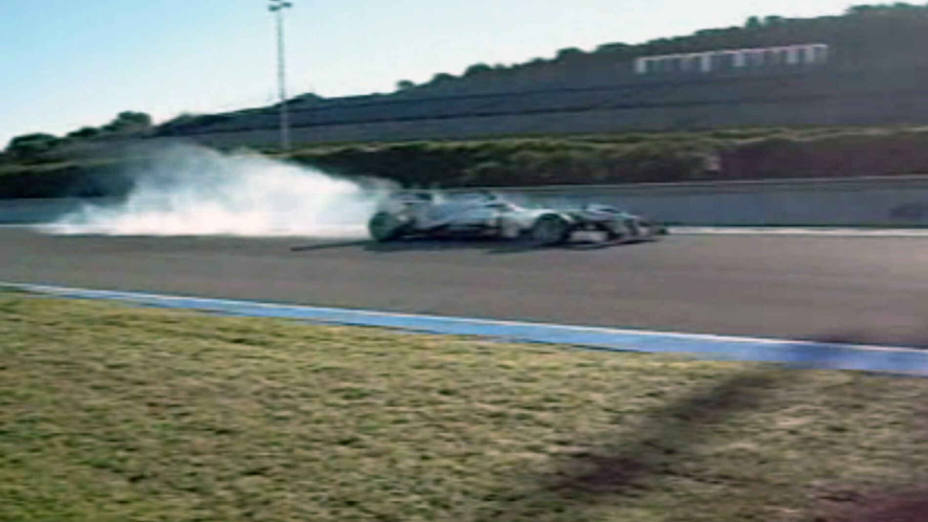  Accidente de Hamilton en su debut con Mercedes