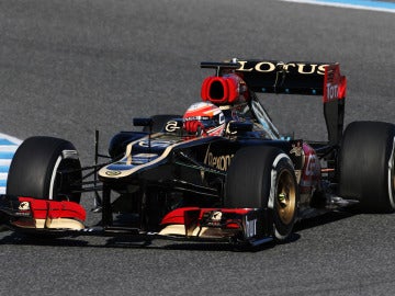 El E21 de Grosjean en Jerez