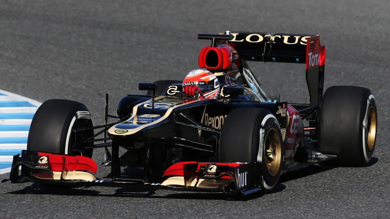 El E21 de Grosjean vuela en los segundos test de Jerez