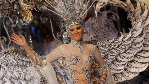 La candidata Soraya Rodr&iacute;guez, reina del Carnaval de Tenerife.