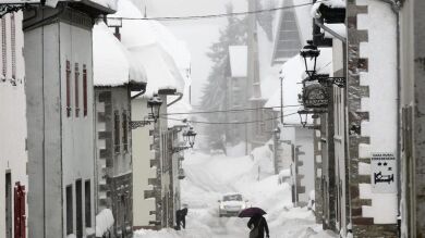 Veinticuatro provincias están en alerta por viento, nieve y lluvia