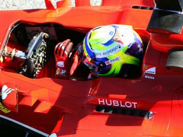 Massa, a bordo del F138