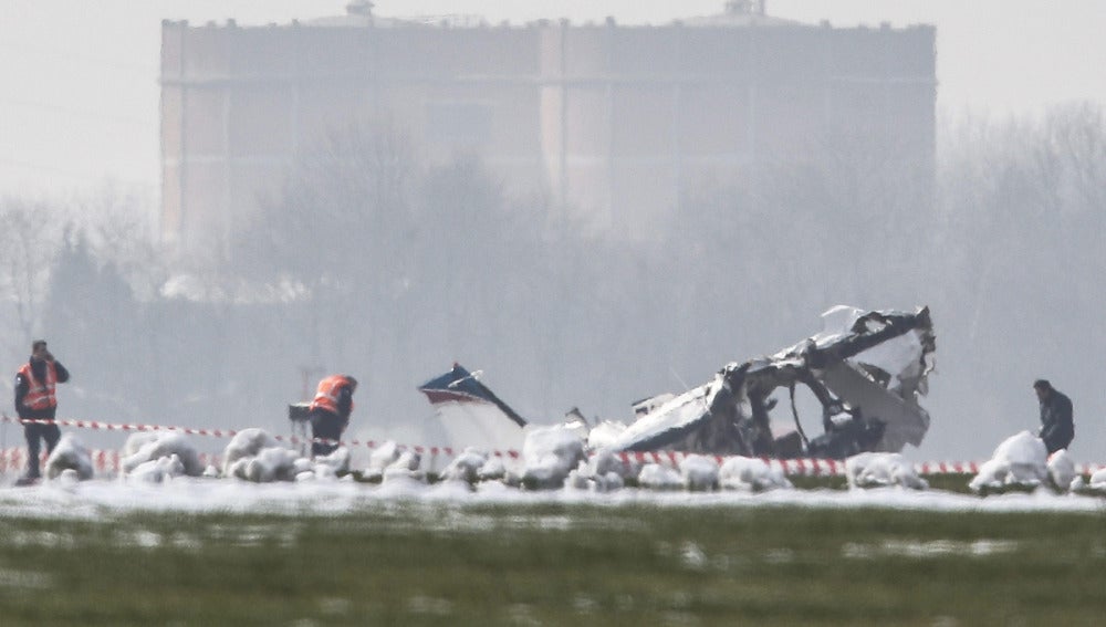 Accidente mortal de una avioneta en Charleroi