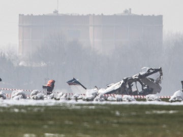 Accidente mortal de una avioneta en Charleroi