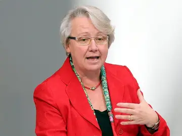 Imagen de archivo de Anette Schavan, ministra de Economía. Imagen de archivo de Anette Schavan, ministra de Economía.