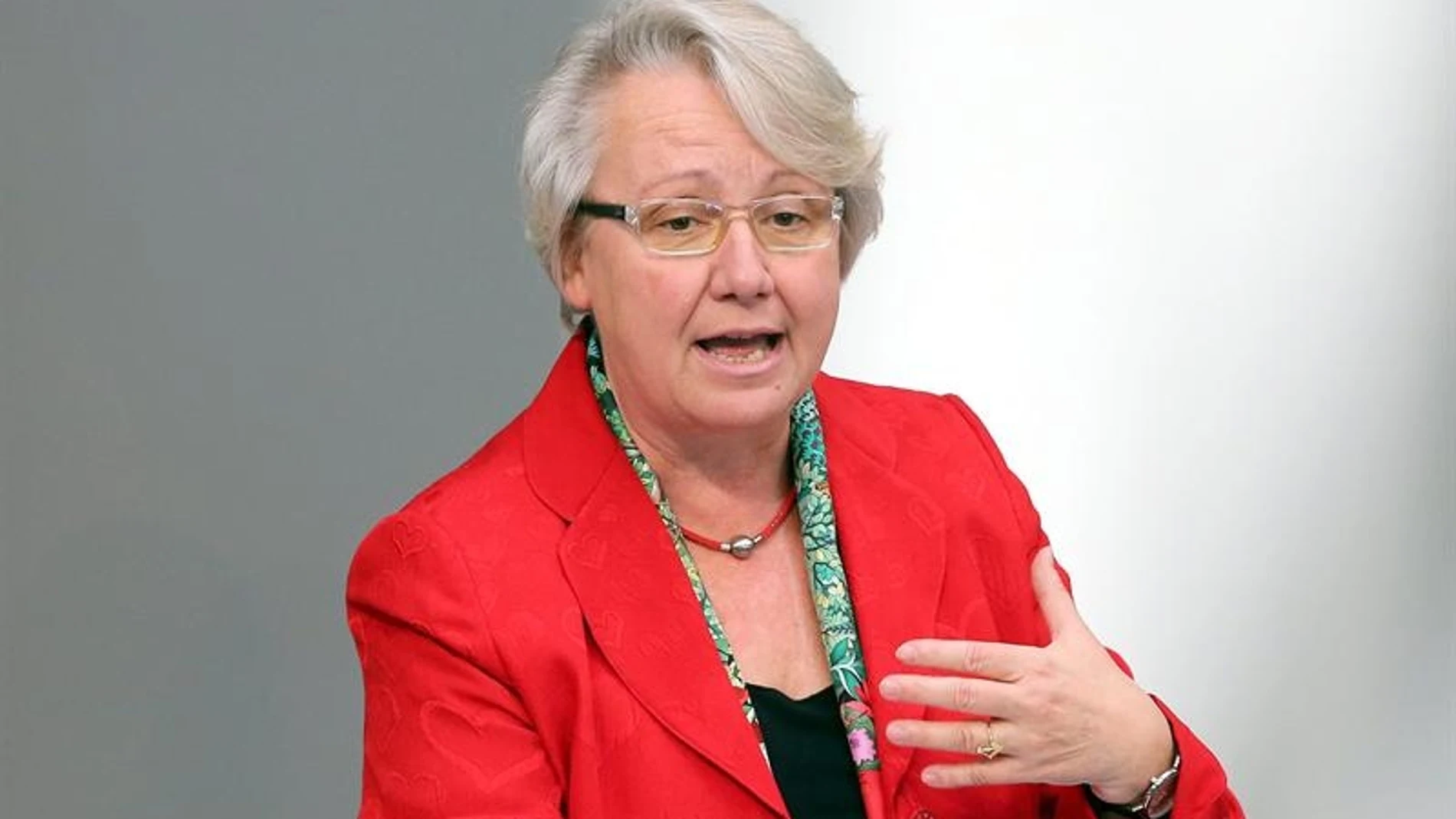 Imagen de archivo de Anette Schavan, ministra de Economía. Imagen de archivo de Anette Schavan, ministra de Economía.