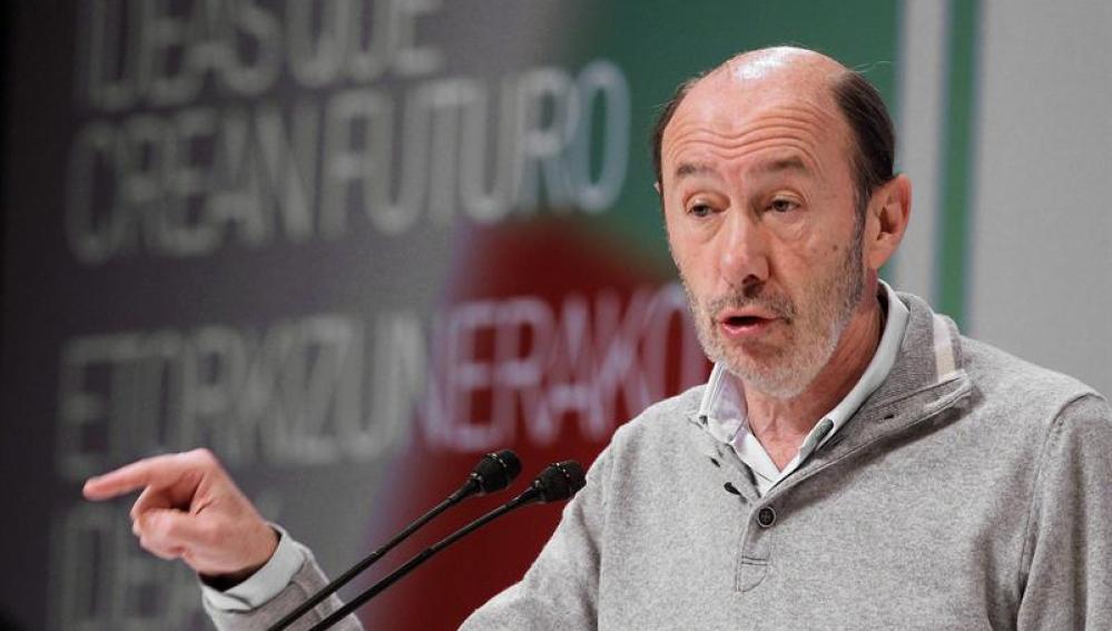 Rubalcaba en Bilbao.