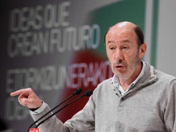 Rubalcaba en Bilbao.