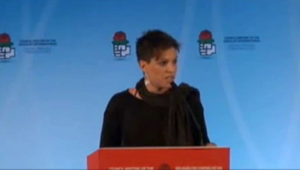Beatriz Talegón, secretaria general de la Unión Internacional de Juventudes Socialistas