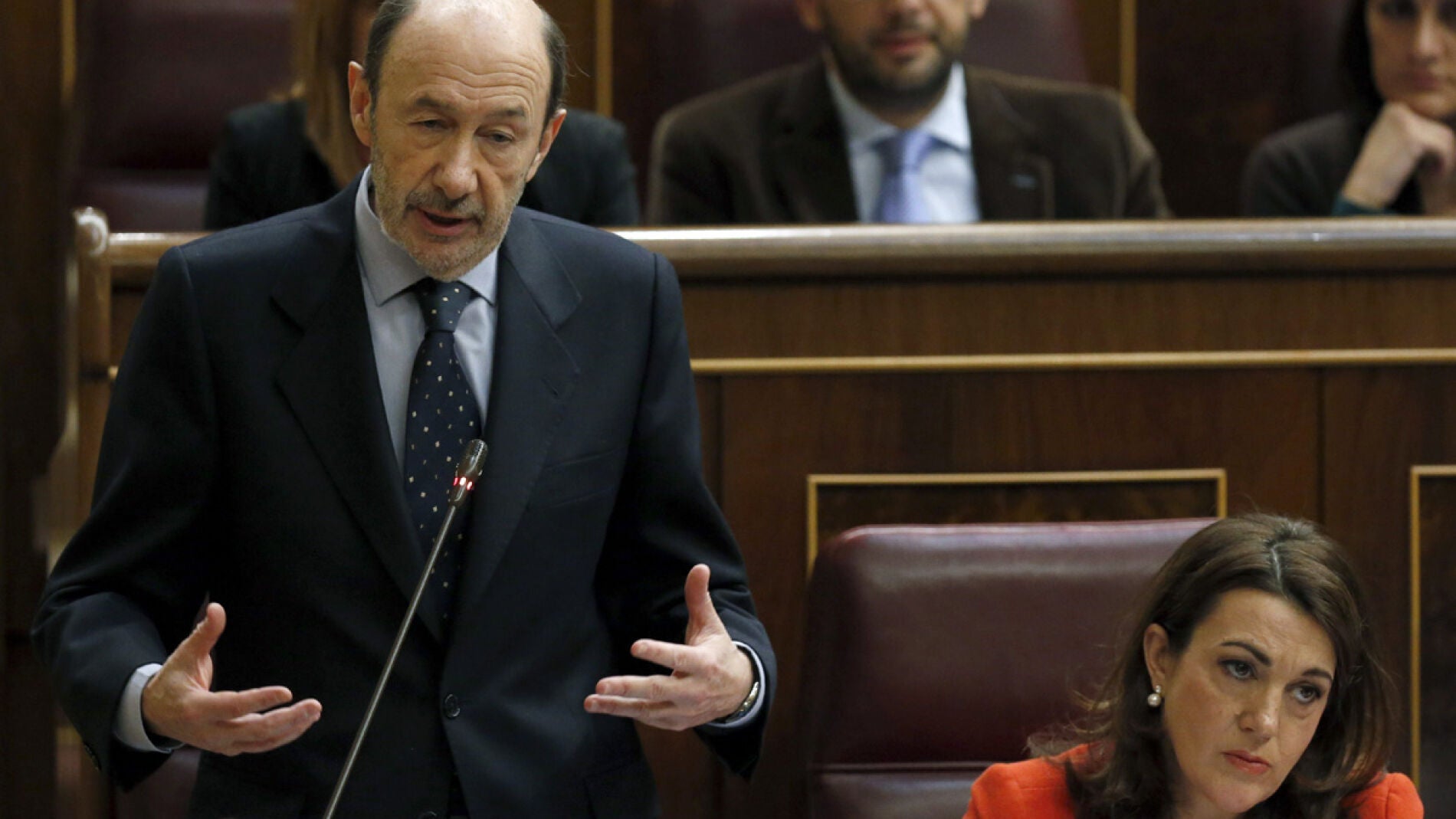 Alfredo P&eacute;rez Rubalcaba en el Congreso
