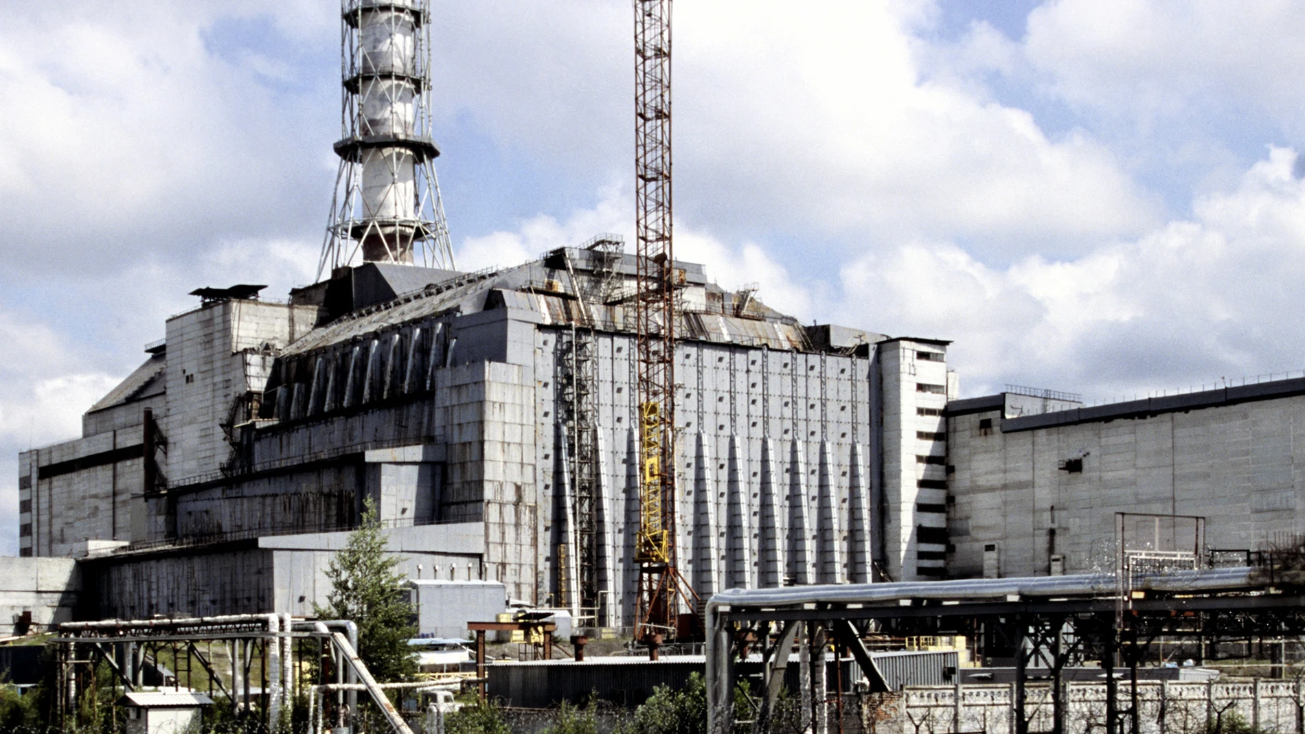 Sarcófago de la central nuclear de Chernóbil Sarcófago de la central nuclear de Chernóbil