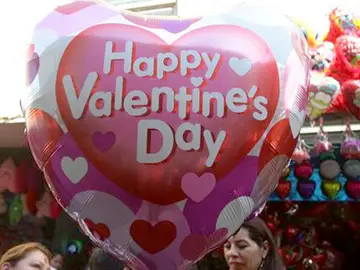 Globo de corazón para el Día de los enamorados Globo de corazón para el Día de los enamorados