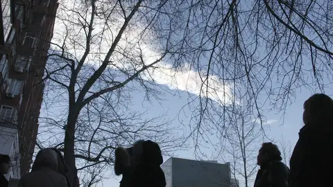 El meteorito caído en la región rusa de Cheliábinsk El meteorito caído en la región rusa de Cheliábinsk