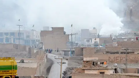 Escenario del atentado en Pakistán Escenario del atentado en Pakistán