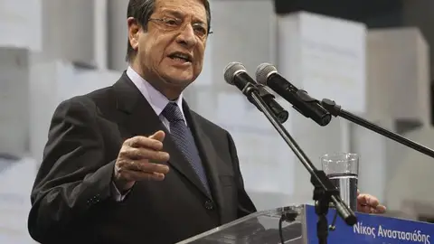 El conservador Nikos Anastasiadis El conservador Nikos Anastasiadis